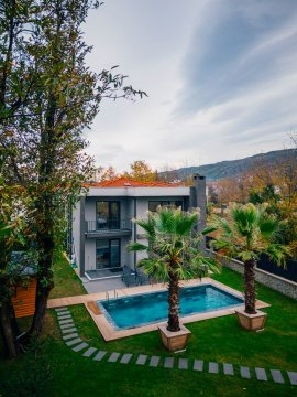 Sapanca Kırkpınar 4+1 Isıtma Havuz - Korunaklı - Lüks Tatil Villası