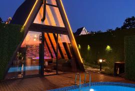 Sapanca 1+1 Ahşap Bungalov - Özel Isıtmalı Havuzu - Muhafazakar Konsept